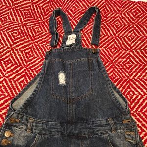 Never worn jean overalls